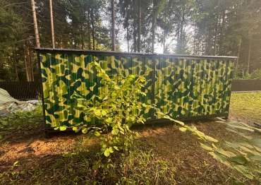 Хозблок в камуфляжной расцветке в дер. Клопово, Одинцовский г.о, МО