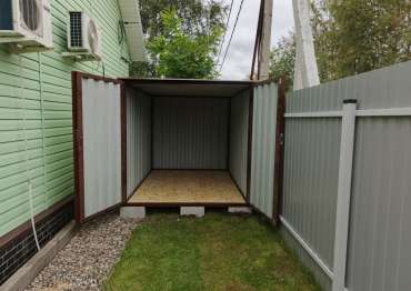 Хозблок с плоской крышей в дер. Серково, г.о. Щелково, МО