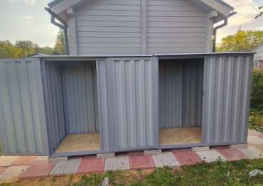 Две дровницы для хранения дров в дер. Рождествено, Наро-Фоминский р-н, МО