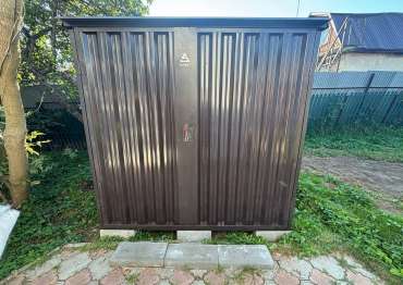 Хозблок с плоской крышей в пос. Водный, г. Тула