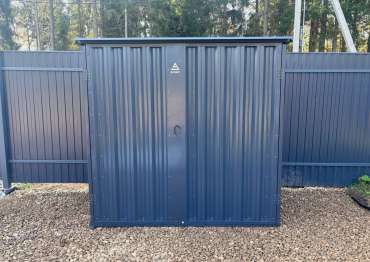 Хозблок с плоской крышей в дер. Медведково, Дмитровский г.о, МО