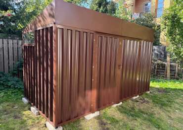 Хозблок для инвентаря, садовой техники и снегоуборочной машины в дер. Кобяково, Одинцовский г.о, МО