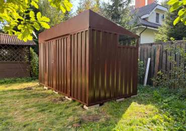 Хозблок в шоколадном цвете в дер. Кобяково, Одинцовский г.о, МО