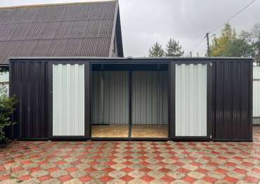 Хозблок с односкатной крышей в СНТ Солнечный, г. Переславль-Залесский, Ярославская обл.