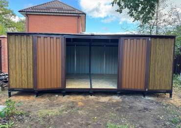 Вместительный хозблок с двускатной крышей в мкрн. Салтыковка, г.о. Балашиха, МО