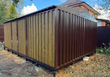 Вместительный хозблок в двойной расцветке в мкрн. Салтыковка, г.о. Балашиха, МО