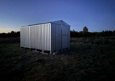 Гараж в цинковом цвете в Нижегородскую обл.