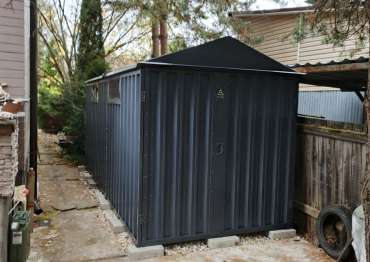 Хозблок в графитовом цвете в дер. Писково, мун.окр Истра, МО