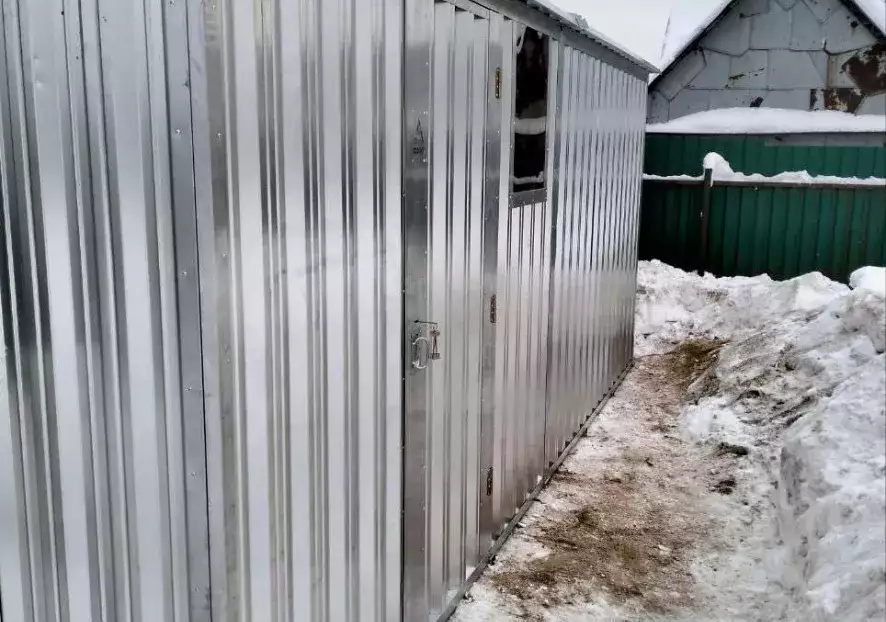 Блестящая гараж-мастерская с цинковым отливом в дер. Березняки, г. Сергиев Посад, МО