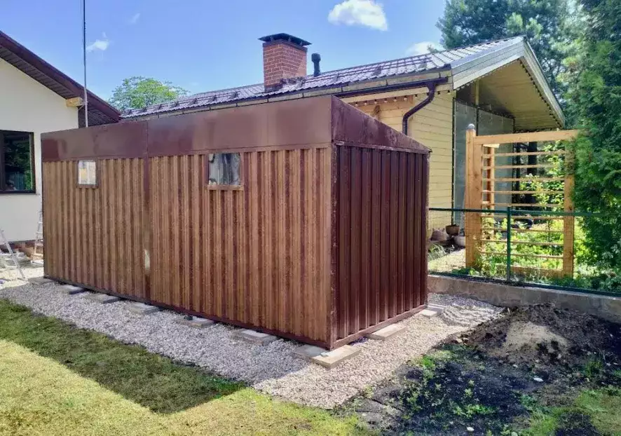 Стильный контейнер для хранения различных вещей в двойной расцветке в КП Визендорф, Пушкинский р-н, МО