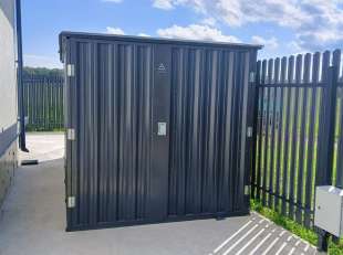 Хозблок для садового инвентаря в графитовом цвете в пос. Бородино, Дмитровский м.о, МО