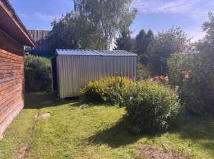 Хозблок для дачных принадлежностей в цинковом цвете в дер. Быстрово, Конаковский м.о, Тверская обл.