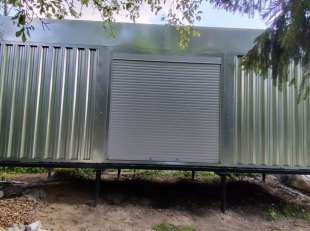 Хозблок для хозяйственных вещей в цинковом цвете в с. Молоди, м.о. Чехов, МО