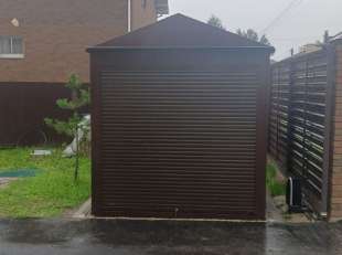 Хозблок для садового инвентаря в шоколадном цвете в пос. Петровский, Тульская обл.