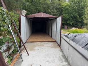 Гараж для автомобиля + хозблок для садовой техники в двойной расцветке в СНТ Рассвет, Троицкий адм.окр, г. Москва