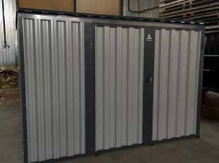 Хозблок для хозяйственных принадлежностей в двойной расцветке в дер. Чернево, Волоколамский р-н, МО