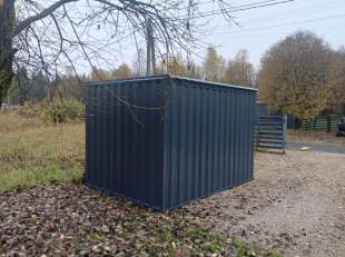 Гараж для квадроцикла в графитовом цвете в дер. Шилово, Боровский мун.окр, Калужская обл.